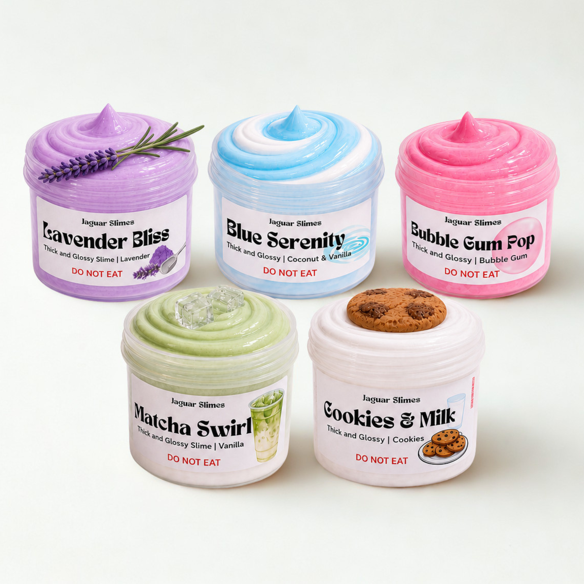 The Ultimate Slime Collection – 5 Thick and Glossy Slimes