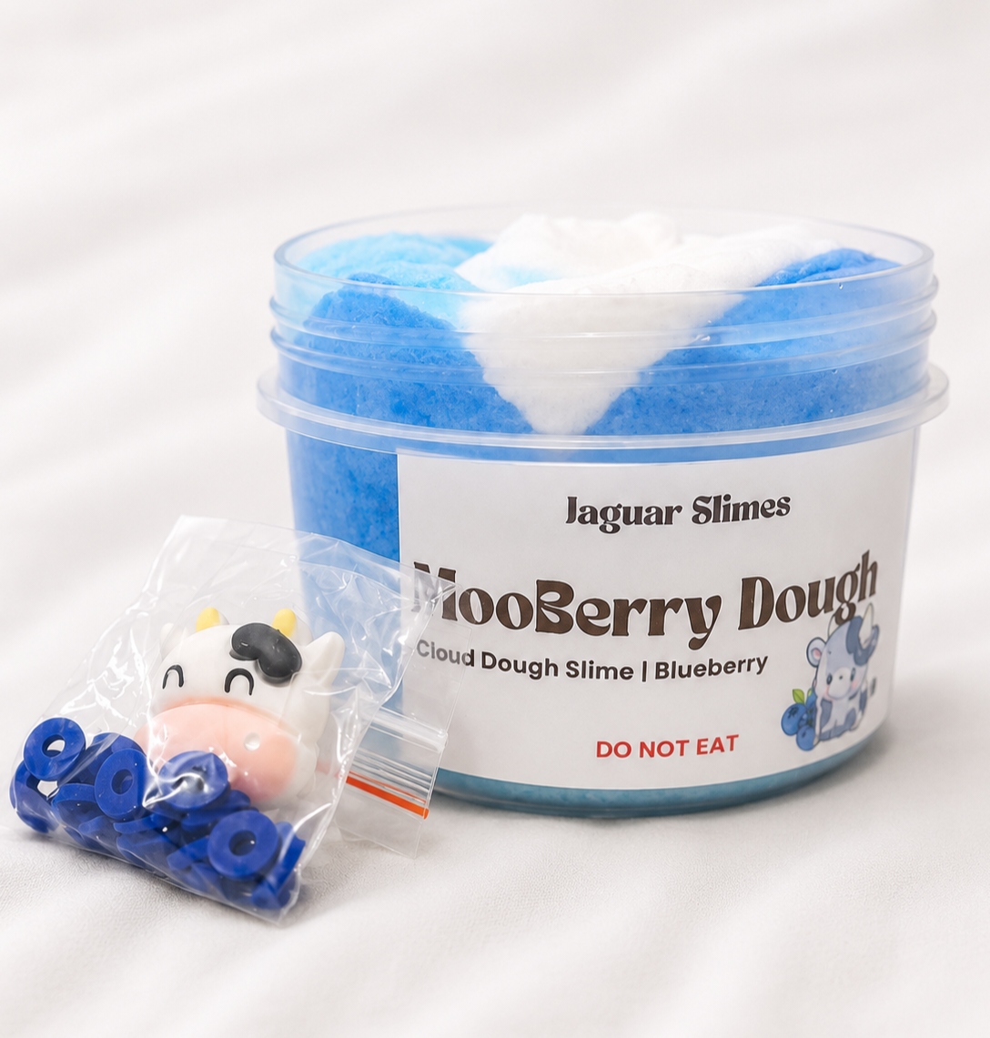 MooBerry Dough – Blueberry Cloud Dough Slime