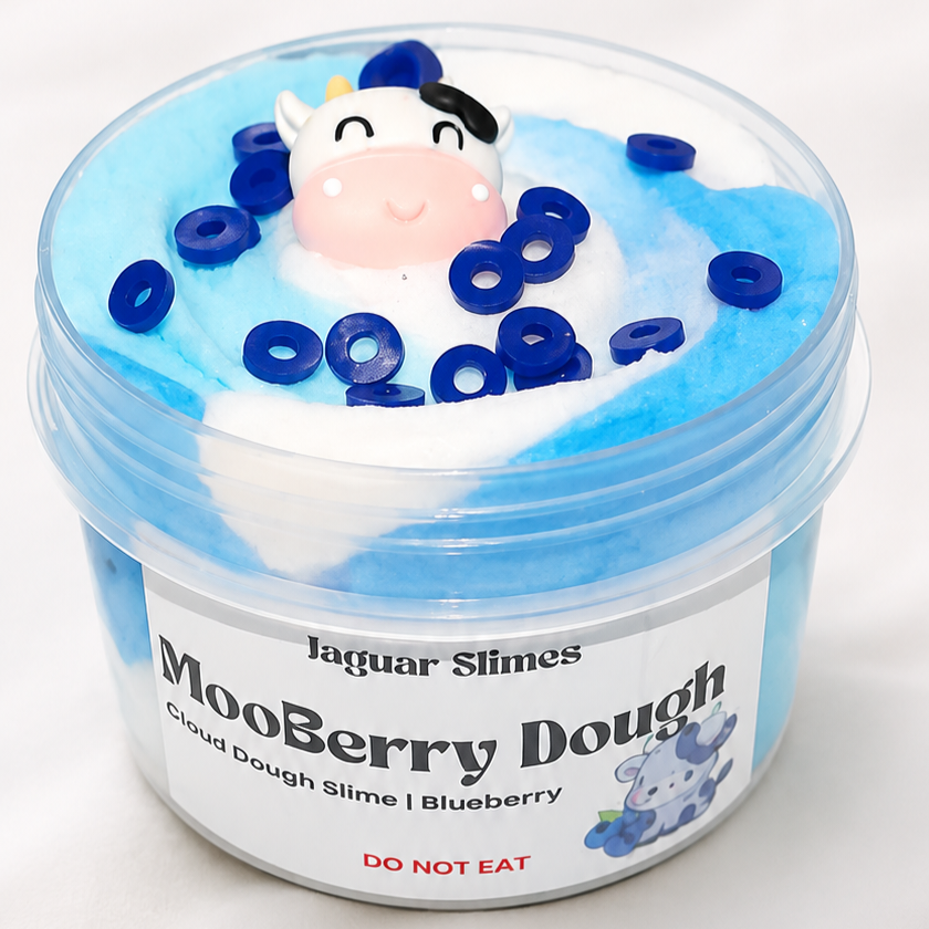 MooBerry Dough – Blueberry Cloud Dough Slime