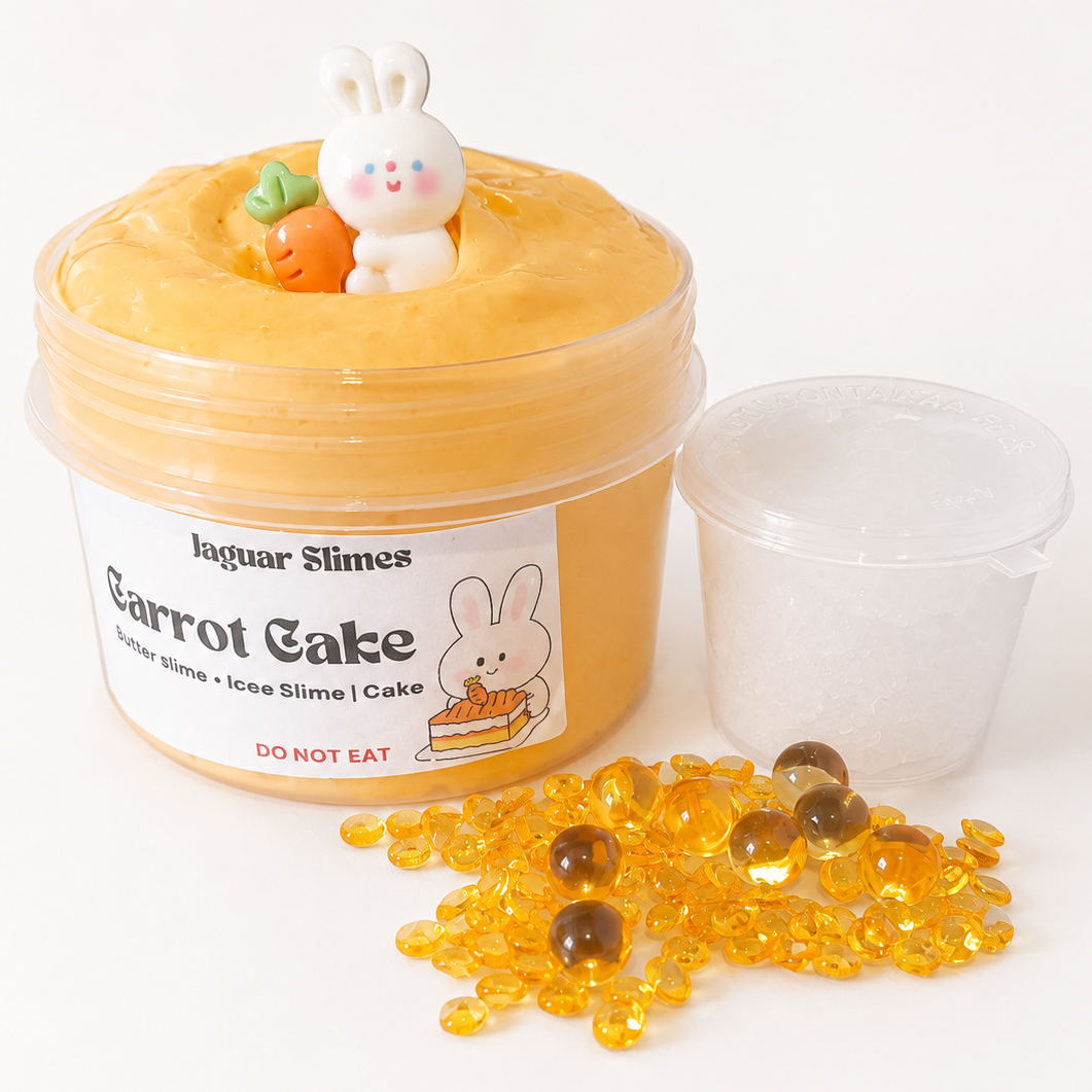 Carrot Cake - Butter Slime + Icee Slime