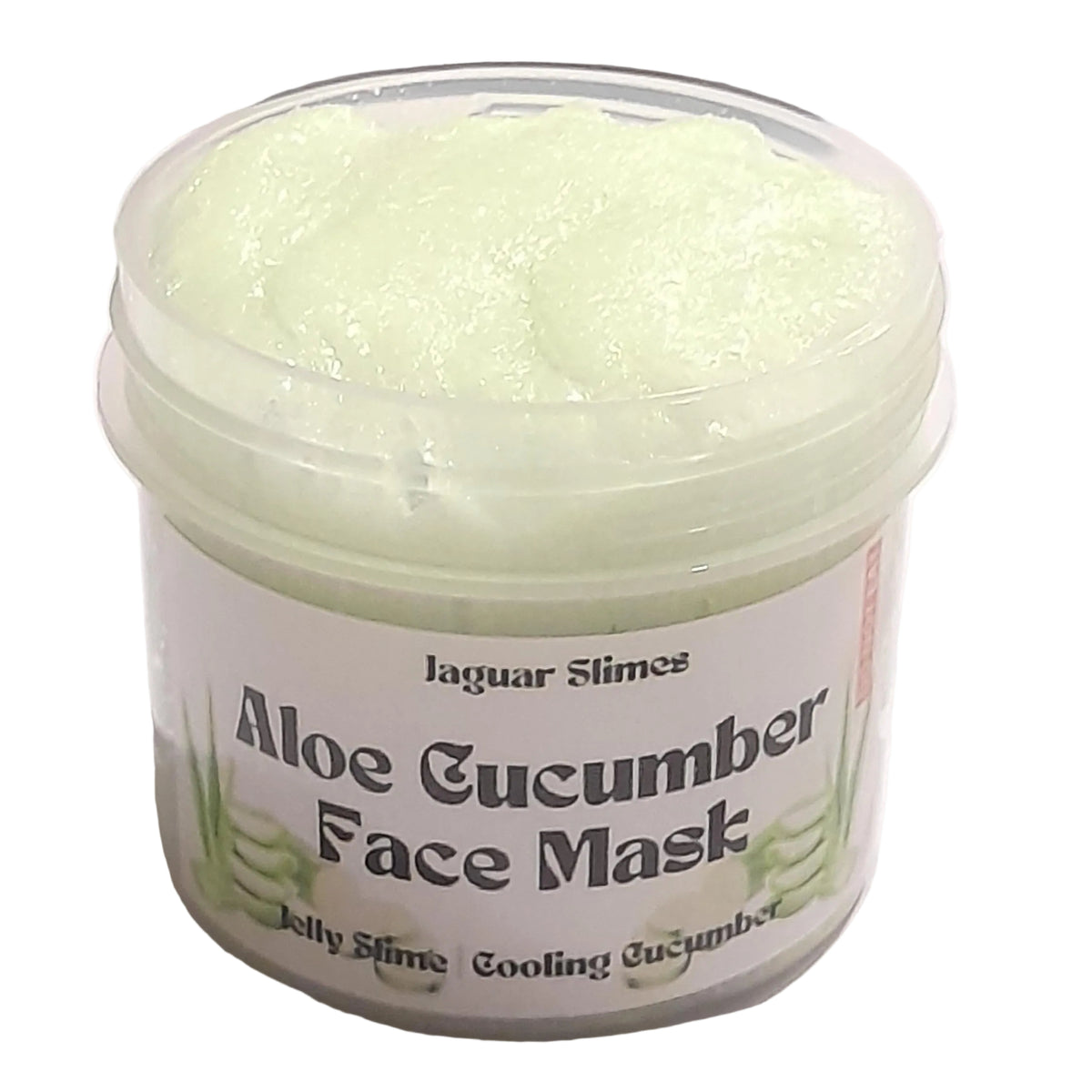 🥒 Aloe Cucumber Face Mask – Pastel Green Jelly Slime | Aloe Cucumber Scented