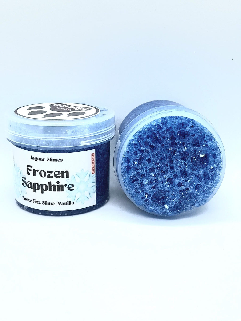 Frozen Sapphire – Royal Blue Snow Fizz Slime