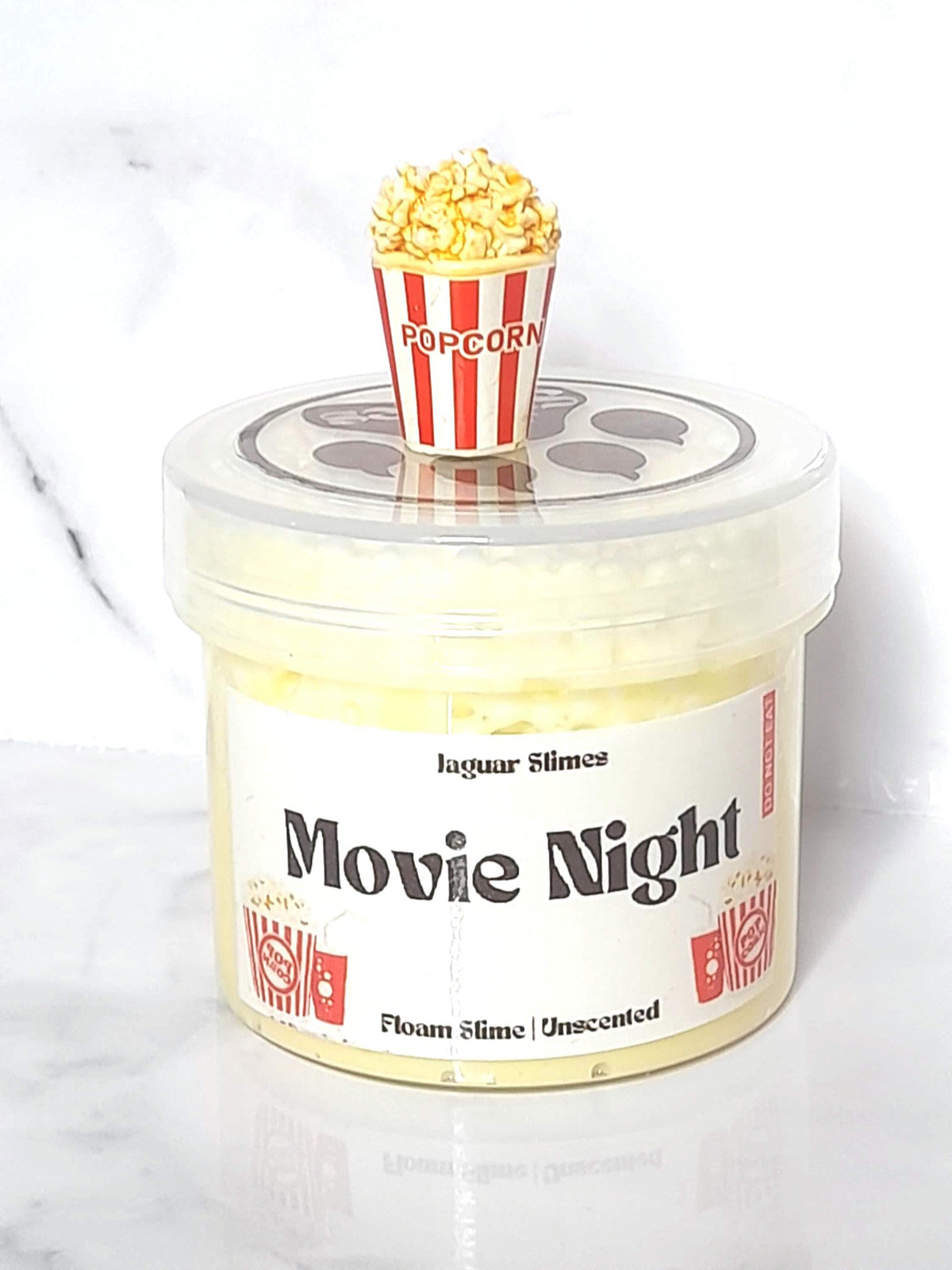 Movie Night – Pastel Yellow Floam Slime | Salted Caramel