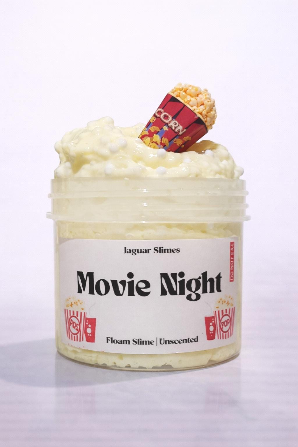 Movie Night – Pastel Yellow Floam Slime | Salted Caramel