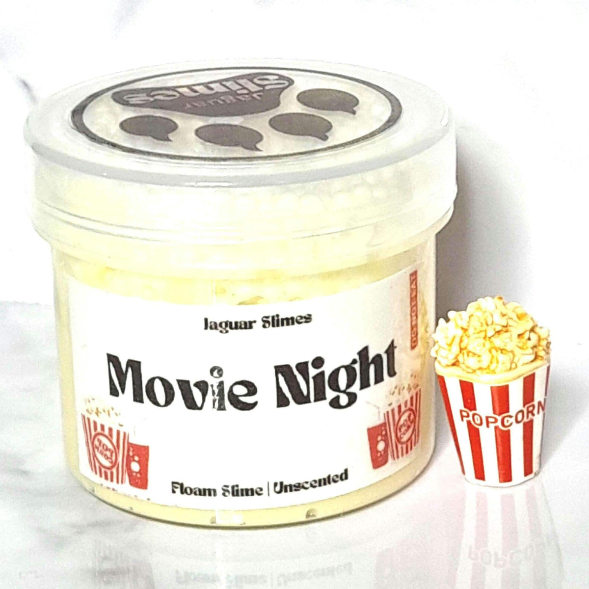 Movie Night – Pastel Yellow Floam Slime | Salted Caramel
