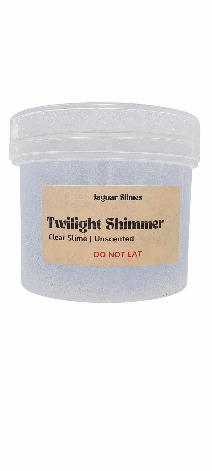 Twilight Shimmer – Iridescent Coated Clear Slime | Unscented