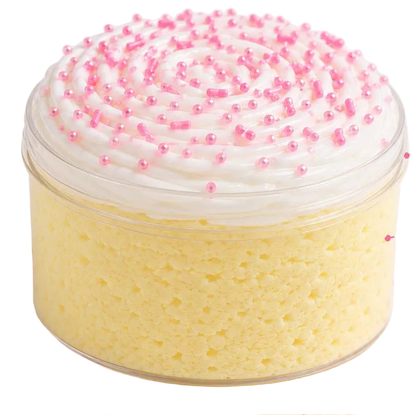 Birthday Cake Bliss Slime - Cloud Dough Slime  - DIY Slime Kit