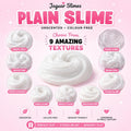 Plain Slime – Choose Your Texture | Fragrance-Free & Colourant-Free | 100ml & 200ml