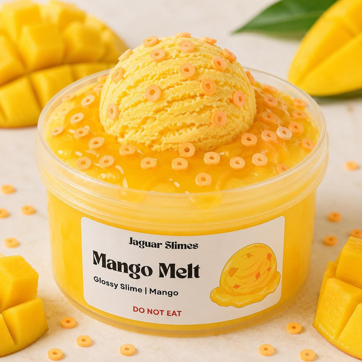 Summer Ice Cream Slime Collection - Glossy Slime + Clay Piece