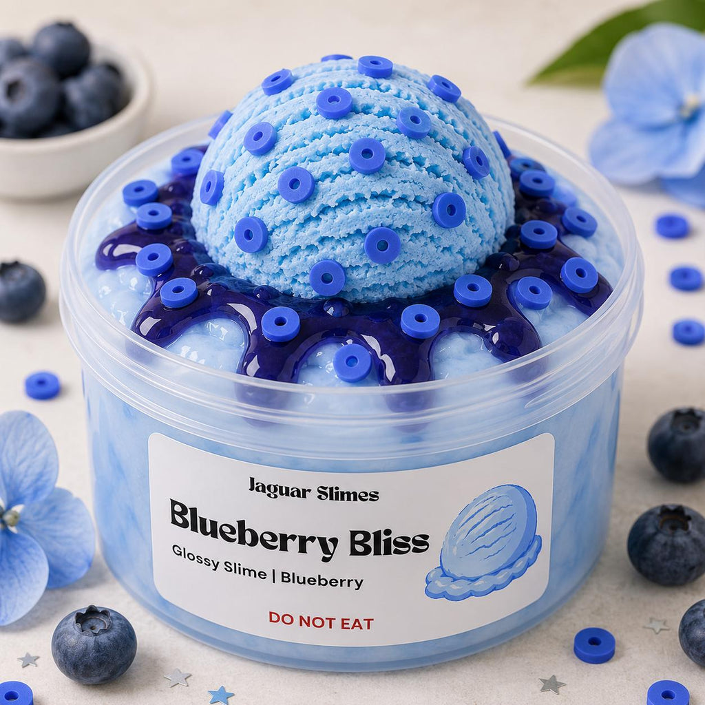 Summer Ice Cream Slime Collection - Glossy Slime + Clay Piece