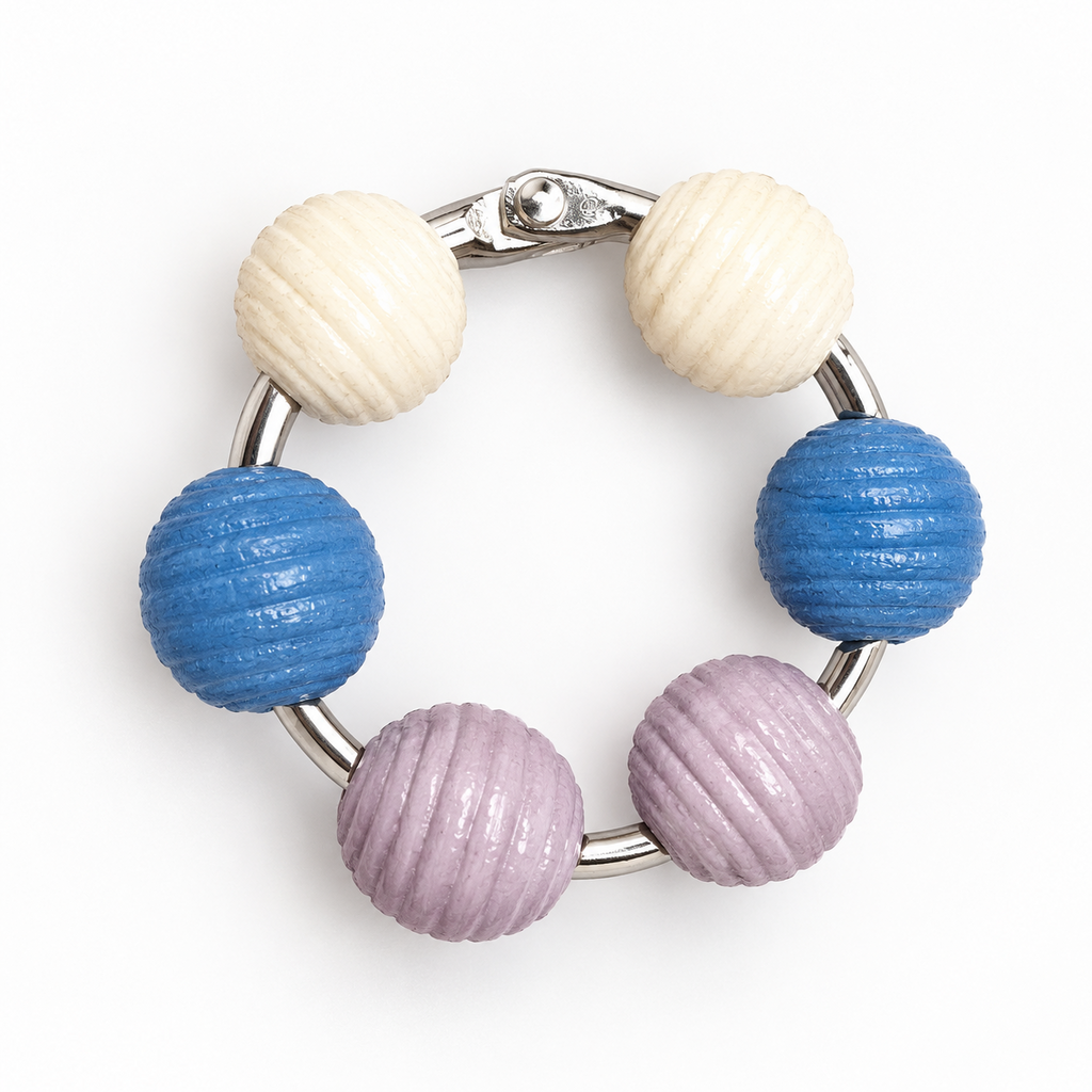 Beaded Fidget Loop – Lavender Sky | Pastel Handheld Fidget